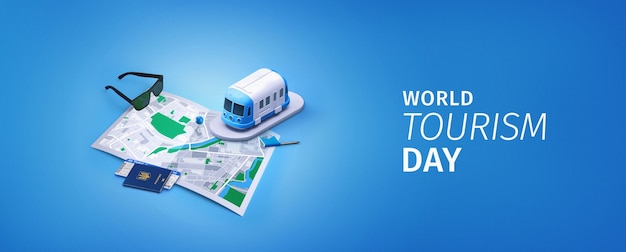 world tourism day collage design