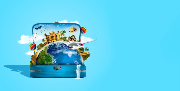 world tourism day collage design