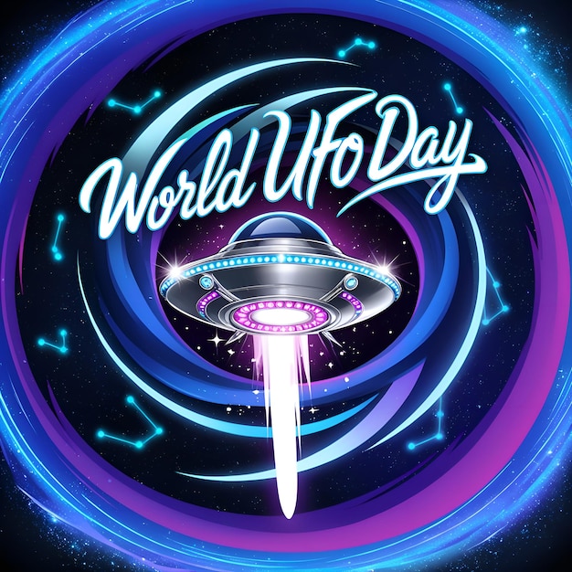 세계 UFO 날 디자인