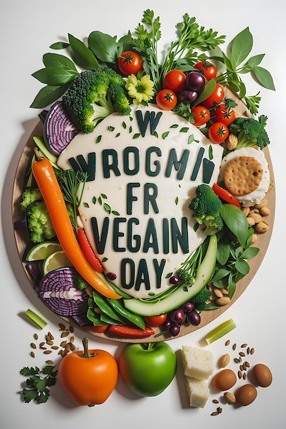 Photo world vegetarian day