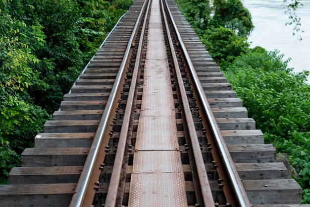 World War two railways in Kanchanaburi Thailand