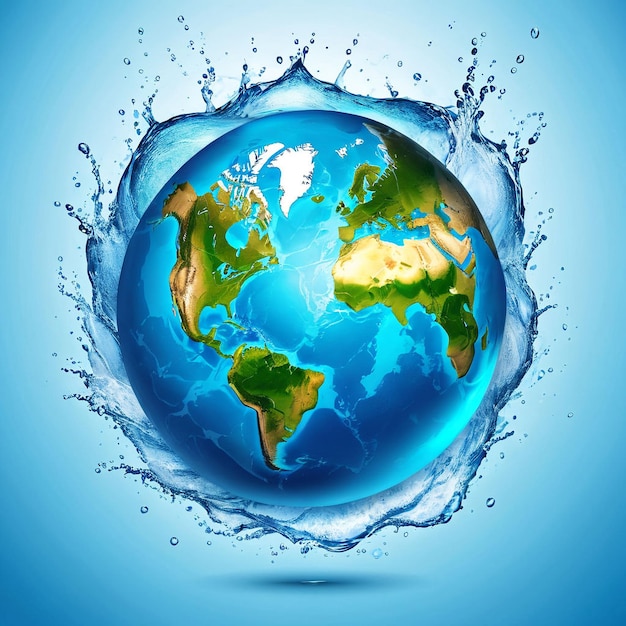 Лучший фоновый образ Всемирного дня воды