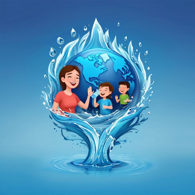 World water day best image background