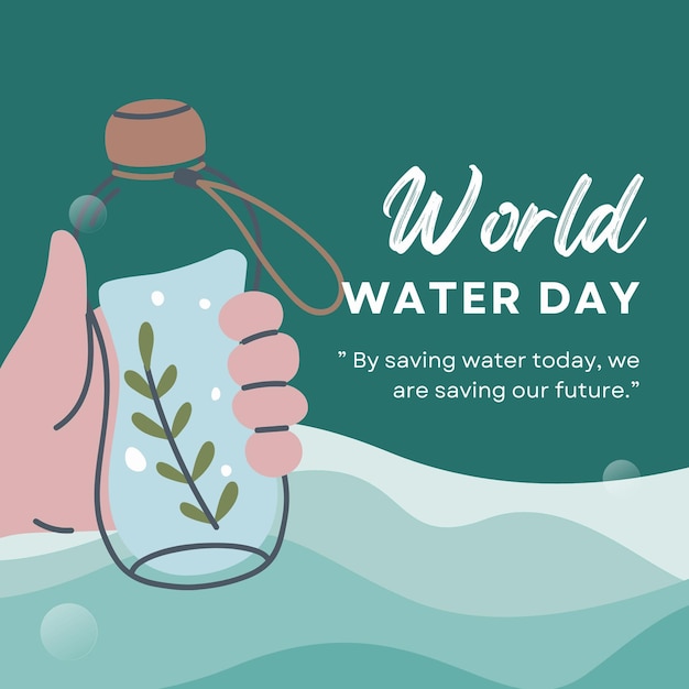 World Water Day campaign concept design poster