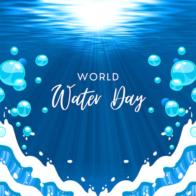 World Water Day concept design for the campaign