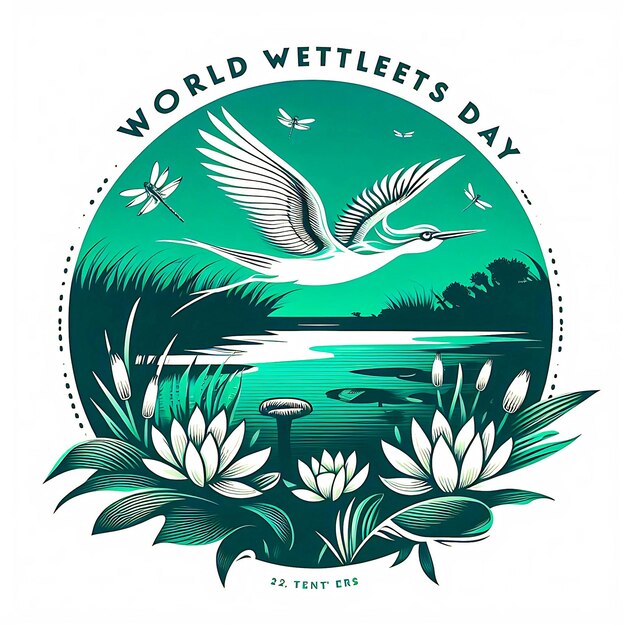 Photo world wetlands day