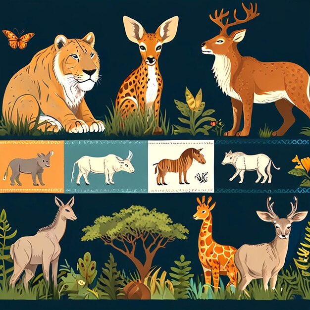 Photo world wild life day banner