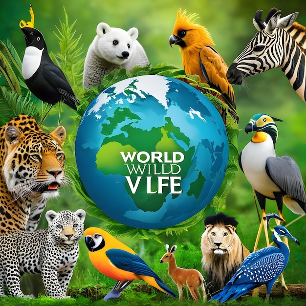 Photo world wild life day post