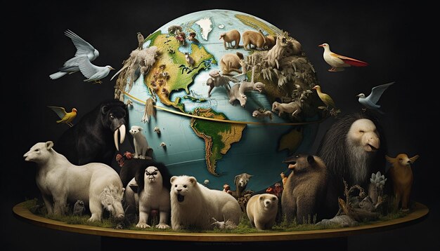 world wildlife Animals surrounding the globe