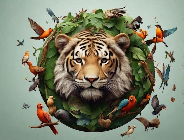 World wildlife Day of Animals Ai generated