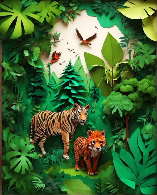 World Wildlife Day concepts with animals