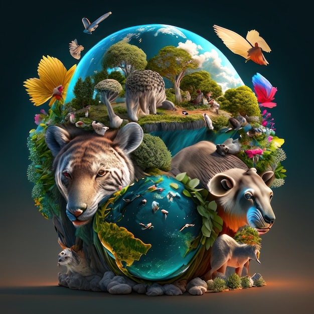 World wildlife day fauna and flora