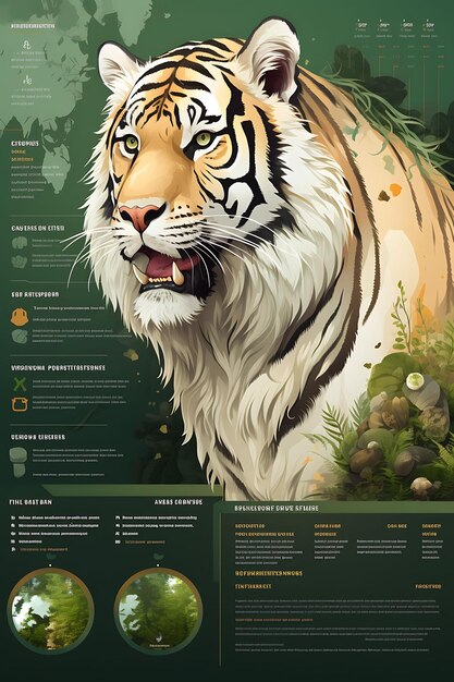 Photo world wildlife day website layout design for social cover and website design concept idea