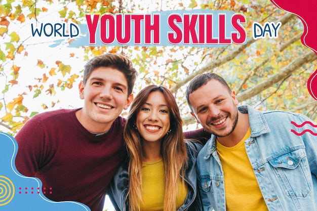 World youth skills day collage