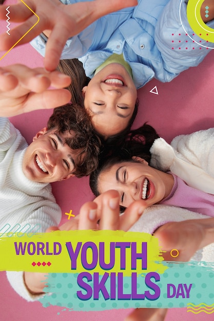 world youth skills day collage