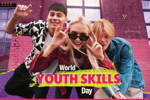 World youth skills day collage