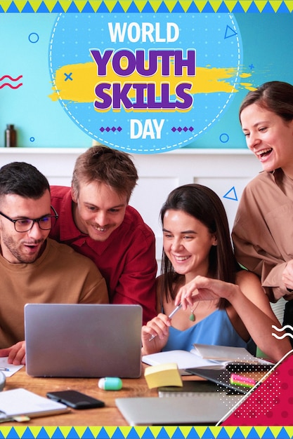 World youth skills day collage