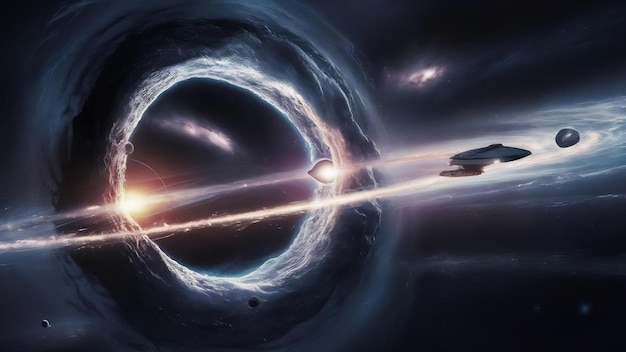 Wormhole in space