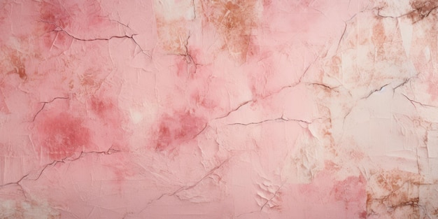 Изношенный розово окрашенный фон стены старая треснувшая штукатурка для винтажного баннера Концепция гранжевой текстуры грязные грубые абстрактные обои