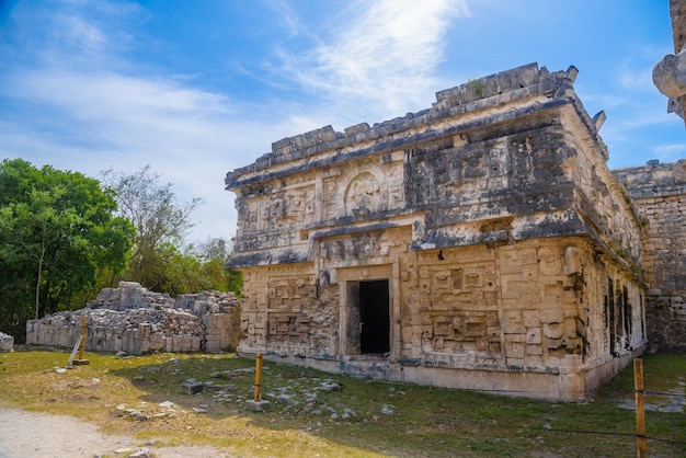 Worship Mayan churches Elaborate structures for worship to the god of the rain Chaac monastery complex Chichen Itza Yucatan Mexico Maya civilization