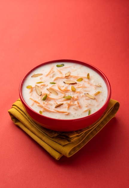 Wortel Kheer of payasam ook bekend als Gajar ki Khir