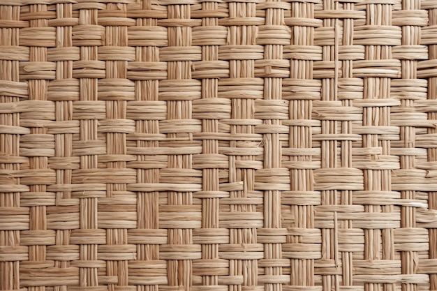 woven basket made of bamboo.