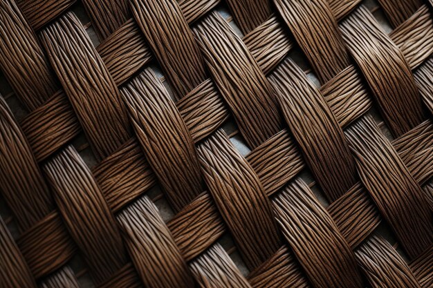 a woven pattern of bamboo sticks