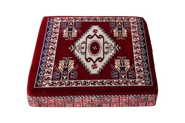 Woven wool floor cushions Konya Turkey
