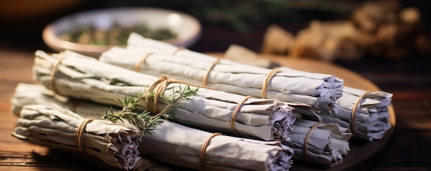 Wrapped White Sage Incense Sticks