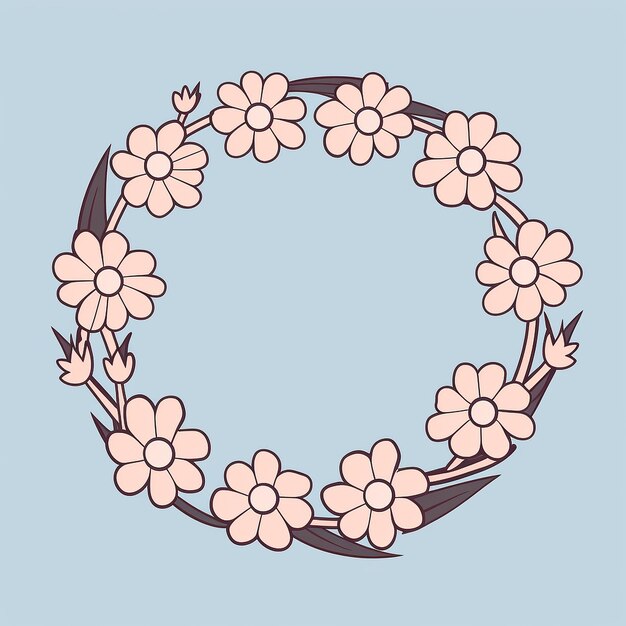 Photo wreath clipart