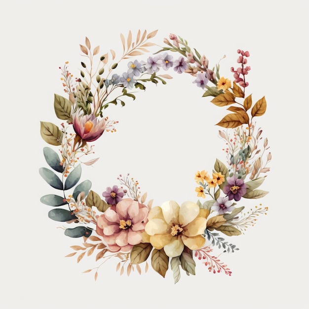 Wreath of flowers