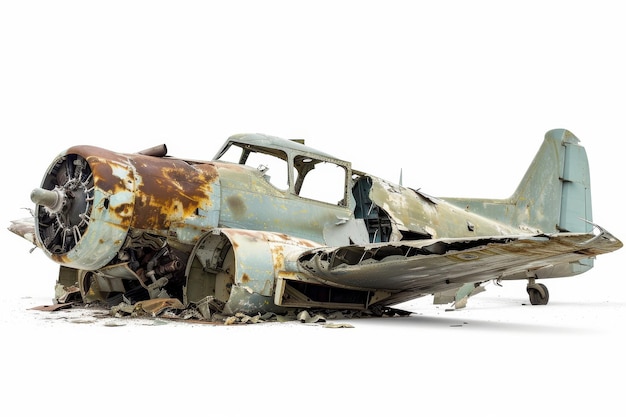 Wreckage Displayed in Image