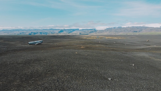 wrecked plane iceland