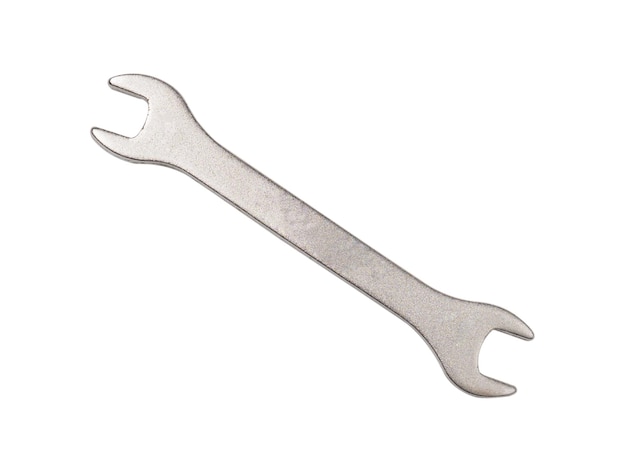 Wrench on white background free clipping path