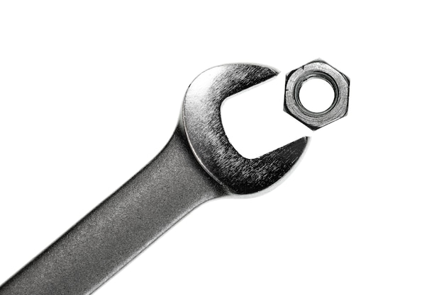 Wrench with nut