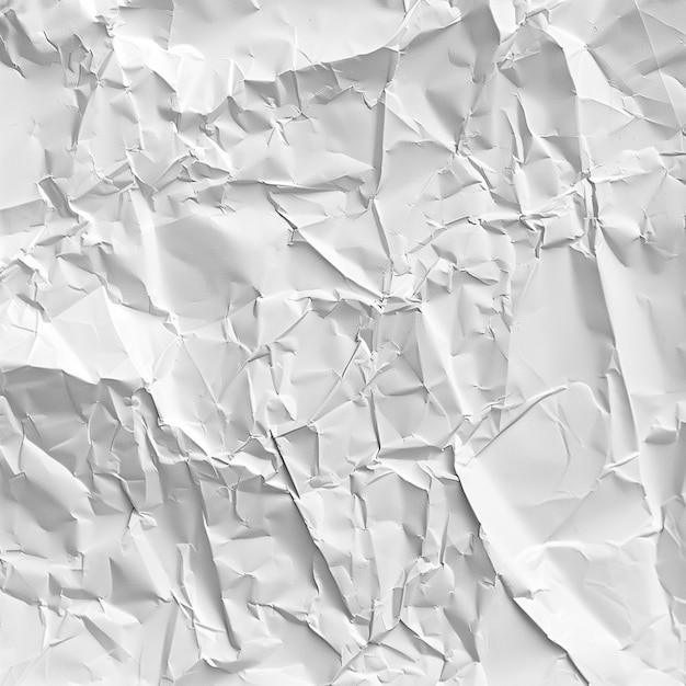 Wrinkled White Paper Texture achtergrondfoto