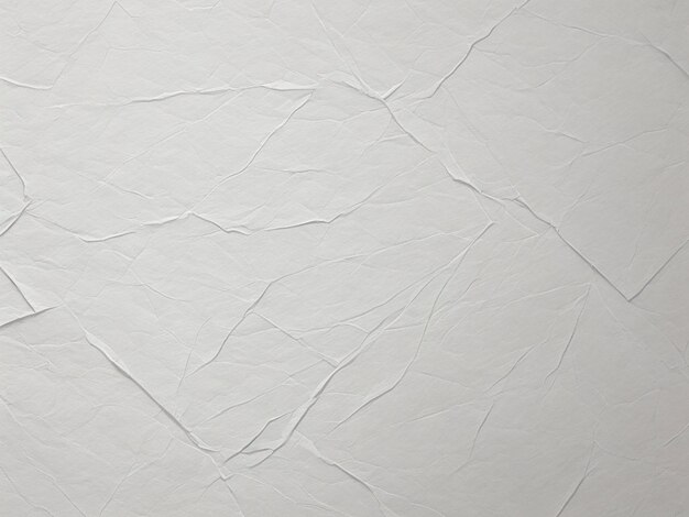 Wrinkled white paper texture background with a slight edge generative ai