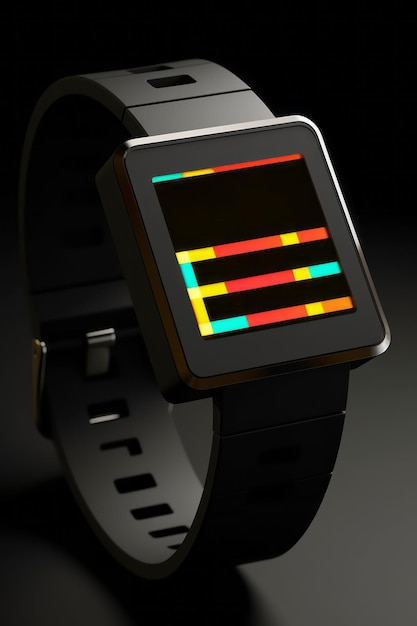 Фото Запястьевые часы в современном и ретро стиле с роскошным цветовым дизайном, созданные с помощью технологии генеративного искусственного интеллекта