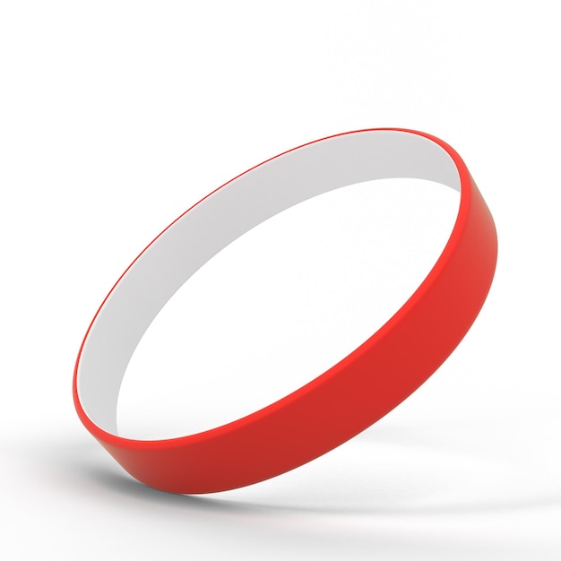 Wristband Right Side View Floating In White Background