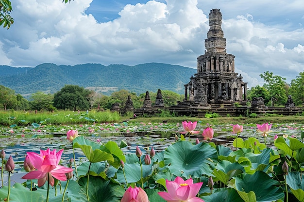 写真 旅のガイドを書いて最高の目的地を強調する