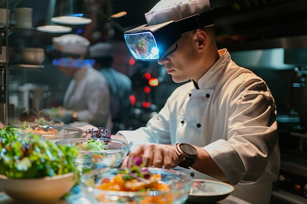 Write about the chefs use of augmented reality gog generative ai