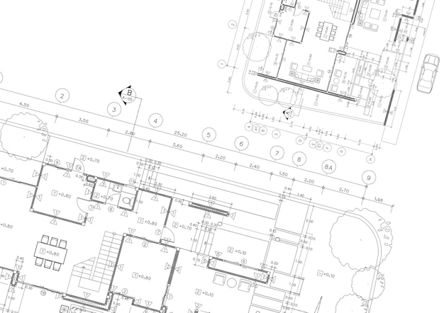 Scrivi un progetto di architettura per la costruzione