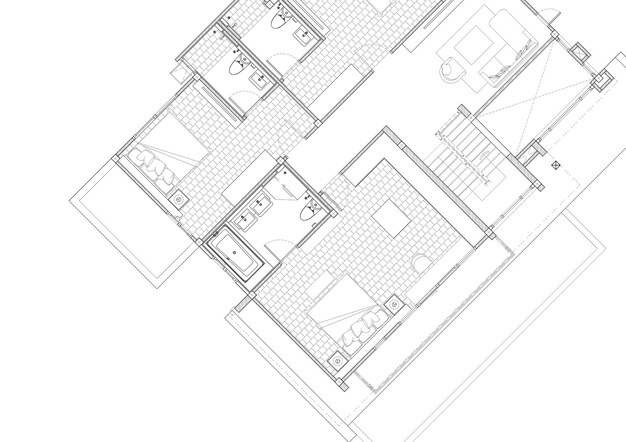 Photo write a blueprint architecture for building