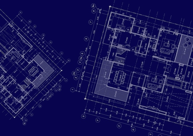 Photo write a blueprint architecture for building