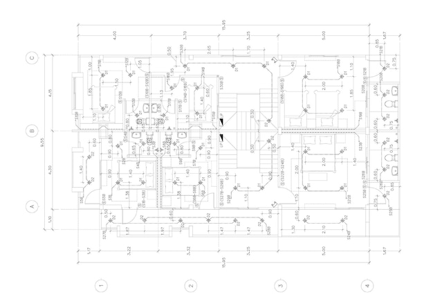 Foto scrivere un progetto di architettura per la costruzione