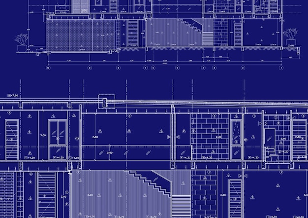 Foto scrivere un progetto di architettura per la costruzione