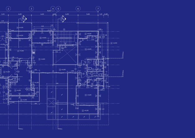 Photo write a blueprint architecture for building