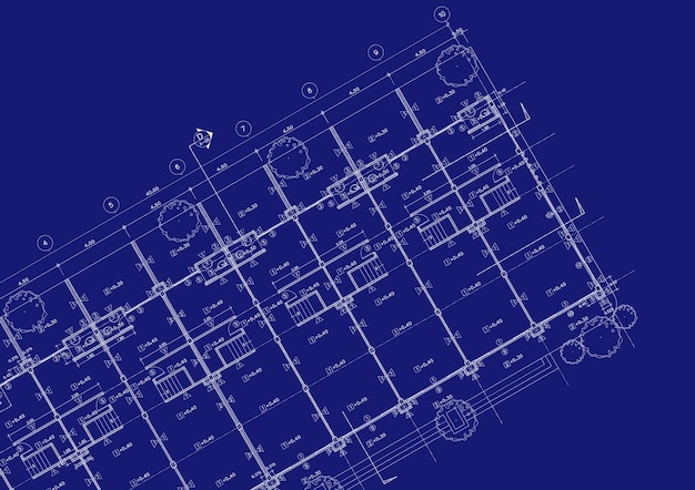 Foto scrivere un progetto di architettura per la costruzione