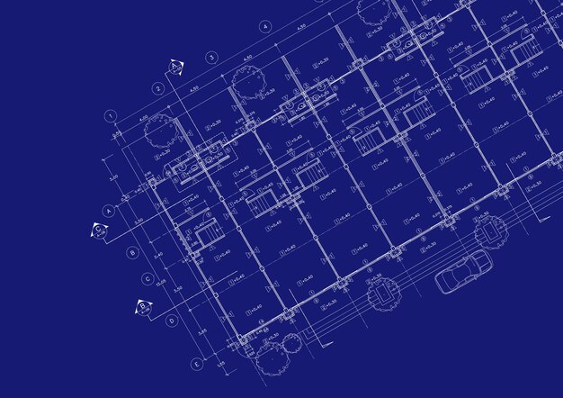 Foto scrivere un progetto di architettura per la costruzione