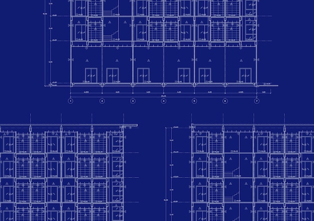 Photo write a blueprint architecture for building